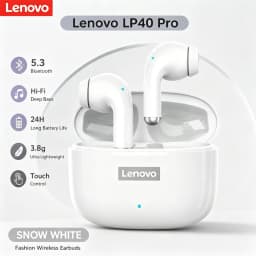 Lenovo LP40 Pro TWS Wireless Headphones Bluetooth 5.4 HiFi Stereo Earphones Gaming Sports Touch Control HD Call With Mic Earbuds