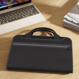 Large Capacity Fireproof Waterproof Document Bag Document Safe Storage Bag With Zipper Handheld File Organiser For Business