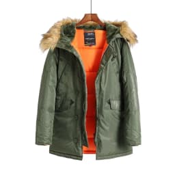 Plus Size Fur Hood Long Waterproof Pilot Windproof Air Force Winter Parka Thick Men Outwear Coat plus Size N3B Military Jacket