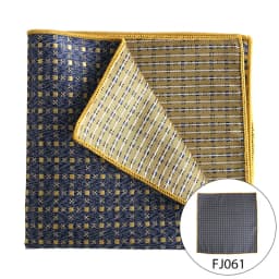 Pocket Square Silk Jacquard Woven Red Orange Handkerchief Fashion Men Suit Pocket Hanly Wedding Business Party Suit Set Handker