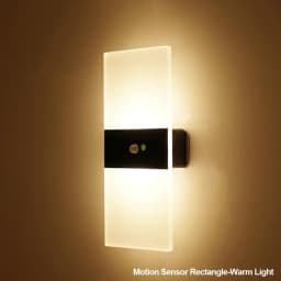 USB Rechargeable Wall Lights Home Indoor Motion Sensor Lighting Bedroom Bedside Lamp Corridor Stairway Decor Lights Wall Lamp