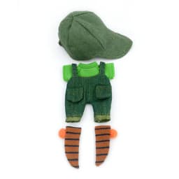 Handmade Cute Ob11 Doll Clothes Suit Ob11 Animal Hat Overalls Dolls Casual Sweater For Ymy, Obitsu 11, Molly, Gsc, 1/12 Bjd Doll