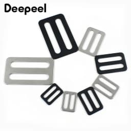 5/10Pcs 20-50mm Stainless Steel Tri-Glide Slider Buckles for Bag Strap Backpack Adjust Webbing Clips Clasp Bags Accessories