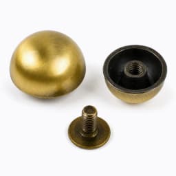 20Pcs Deepeel 8-20mm Metal Round Button Rivets for Handbag Clothing Decoration Screw Back Studs Fastener Leather Craft Parts Set
