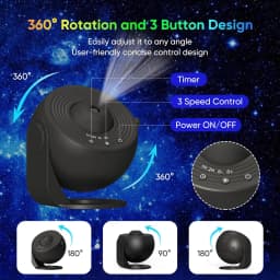 13 In 1 Planetarium Star Projector HD Image Area LED Night Light,4K 13 Film Discs,360° Rotate 1/2h Timer for Kids&Adults Bedroom