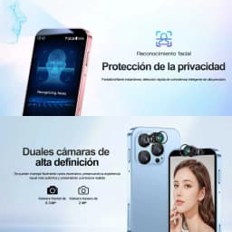 SERVO Mini Smartphone ,3.0'' HD Display, Android 9.0 Mobile Phone 2GB+16GB Face Unlock 3G Cellular GPS, Small Size Smart Phones