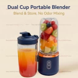 2 Cup Electric Fruit Juicer Blender Juice Mixer Wireless Portable Household USB Charging 6 Blade With Cup Portable Juice Juicer