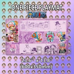 Boardgame- One Piece OPCG Luffy Playmat with Stitched Edges Custom One Piece Mouse Pad Desk Accessories for Gamers Desk Mat