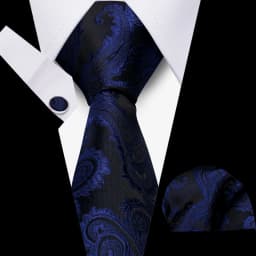 Men Business Tie Set Classic Plaid Dot Necktie Cufflinks Stripe Handkerchief For Wedding High Quality Formal Gravata Accessories