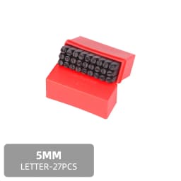 QJH Number Stamp (0-9) Letter Stamp Set (A-Z) Punch Perfect for Imprinting Metal Stamping Kit, Plastic, Wood, Leather 2-12.5MM