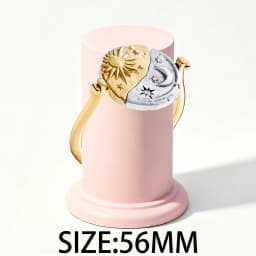 2026 New 925 Silver Sparkling Heart Shaped Rose Sun Moon Women's Seal Ring Display Tool DIY Exquisite Charm Jewelry Gift