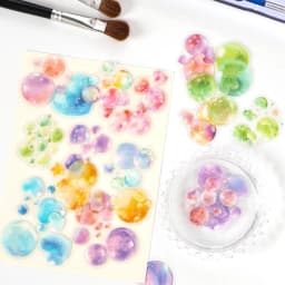 20pcs Kawaii Dream Bubble Ins Decorative Sticker Creative Handbook Collage DIY Diary Scrapbook Aesthetic Stationery Sticker