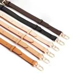 1.2cm Wide PU Leather Bag Straps for LV Speedy 20 25 30 Adjustable Shoulder Straps Punch-free Crossbody Long Bag Belt Bag