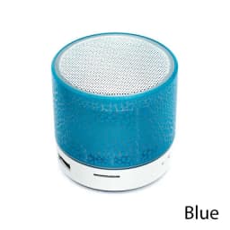 Mini Bluetooth Speaker Wireless Loudspeaker With LED Light USB TF Card AUX Subwoofer Portable Sound Column For Computer Laptop