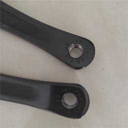 110BCD Aluminum Alloy Square Hole Bicycle Crank, Folding Bike Crankset, BMX Parts, Length 165mm, 170mm