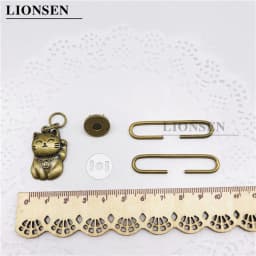 10pcs 5CM Cat Shaped Metal Coin Metal Purse Frame 3colors Bag Making Sewing Kiss Clasp Lock DIY Craft Wallet Accessaries