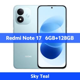 Global Version Xiaomi Redmi Note 17 4G Smartphone 128GB / 256GB ROM 7700mAh 45W 50MP Snapdragon® 6s 4G Gen 2 CPU 120Hz 6.99"