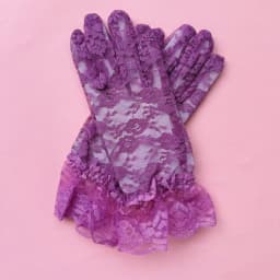 New Lace Full Finger Party Short Gloves For Women Girls Kids Black Solid Knitted Mittens Outdoor Dance Dress Up Bride's Gloves
