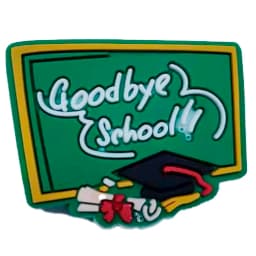 1PVC Schoolbag Pencil Study Styles Children Sandals Shoe Charms Cute Shoe Decorations Clog DIY Wristband Charms