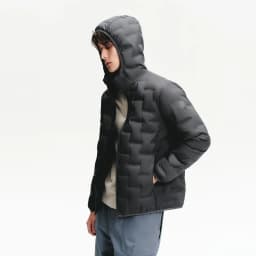 BOSIDENG Men's Hooded Lightweight down Jacket Warm Zipper Casual Winter Outerwear Coat for Outdoor