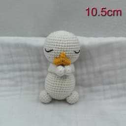 Handmade Kid Room Deco Stuffed Plush Toy Animal Amigurumi Handcrafts Kids Gifts Soft Fox Cow Lamb Birthday Sleeping Dolls