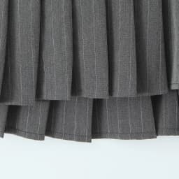 Y2K Grey Striped Print Side 3 Buttons Pleated Mini Skirt Sexy Low Waist Short Skater Skirts