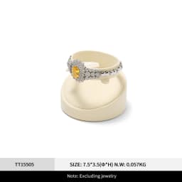 Oirlv Beige High-End Jewelry Display Stands for Rings Earrings Necklaces Bracelets - Premium Window Display Props