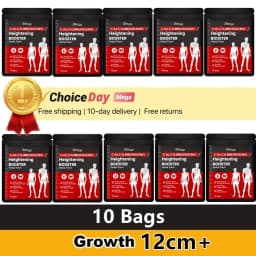 Height Growth Hormone Enhancer Plaster Grow Taller Foot Patch Bone Strength Calcium Vitamin D Supplements for Adults and Teen