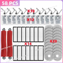 Fit For Roborock QR 798/ QR 598/ QV 35A/ QV 35S/ Qrevo L/ Qrevo L Pro/ Qrevo S Pro Parts Main Side Brush Filter Mop Cloth Bag