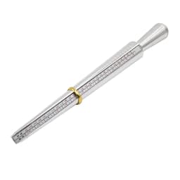 NIUPIKA HK/US/JP/UK/EU Aluminum Ring Rod Metal Ring Multi-size Specification Size Measurement Screening Jewelry DIY Tool