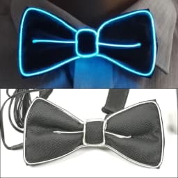 White Just Married LED Luminous Glasses Heart Shaped EL Neon Decorative Glasses Engagement Wedding Bridal Shower Props