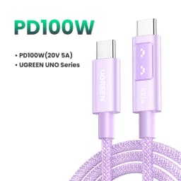 UGREEN Multicolor 100W 60W USB C Cable PD Quick Charge 3.0 4.0 Type C to C Charger Cord for Laptop iPhone 17 Samsung S25 Xiaomi