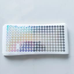 200pcs 6mm Silver Color Hologram Sticker GENUINE AUTHENTIC ORIGINAL Security Seal Honeycomb Left If Removed or Tampered With