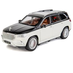 1/24 Maybach GLS-Class GLS600 SUV Alloy Car Model Diecasts Metal Toy Luxy Car Model Collection Sound Light Simulation Kids Gifts