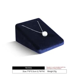 Yinbeini Velvet Pendant Necklace Display Stand Earring Stud Jewelry Display Prop Holder for Retail Showcase TB030