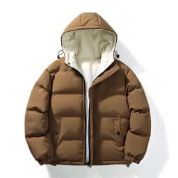 Winter Solid Color Hooded Parkas for Men New Style Comfortable Warm Cotton Coats Fashion Thicken Outerwear Outdoor Windproof