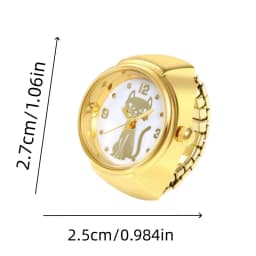 Creative Alloy Shell, New Hot Selling Couple Ring, Circular Arabic Numerals, Cat Scale, Men's And Women's Gift