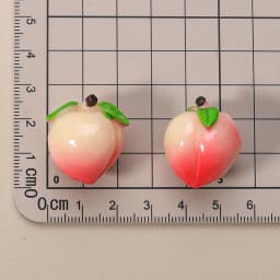 Mini Simulated Fruit Ornament Watermelon Avocado Grape Lemon Peach Micro Landscape Dollhouse Miniature Toy Car Decoration