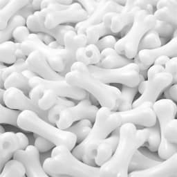 50pcs Colorful Acrylic Bone Shape Beads Small Waist Bone Bead DIY Bracelet Necklace Jewelry Making Supplies