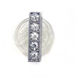Shoe Charms Glitter Rhinestone Letter Silver Crystal Alphabet DIY Alloy Shoe Decorations Jewelry Slider Bracelet Wristbands