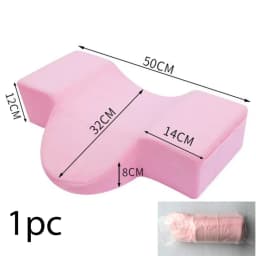 U-shaped Eyelash Extension Pillow Curved Memory Foam Bed Pillow Ergonomic Headrest With Neck Support For Beauty Salon Tools