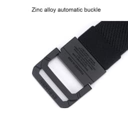Canvas Belt For Men Simple Alloy Button Nylon Mens Tactical Belt Outdoor Hunting Multifunctional Casual Military Belt 3.8cm Wide