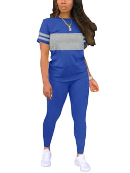 Women's Summer Casual Set Fashionable Comfortable Ensemble Ladies Clothing Outfit