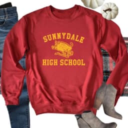Sunnydale High School Sweatshirt Buffy The Vampire Slayer Hoodie Buffy School Pullover Tv Show Inspired Crewneck Sweatshirts