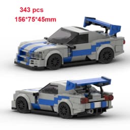 Technical Car Speed Racing Building Blocks Bricks Sets Sports Car MOC Garage City Vehicle Creative Toys For Kids