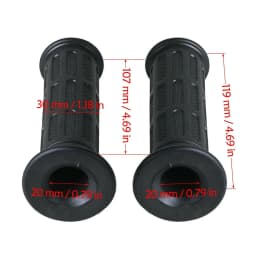 7/8" Thumb Throttle Accelerator Brake Lever Handlebar Grips For ATV Quad Buggy