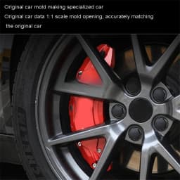 For 2017-2023 Tesla Model 3 Brake Caliper Cover (4-Piece Set) Modification With Special Aluminum Alloy Wheel Hub Caliper Cover