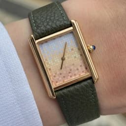 CILOA 2025 New Men's Square Leather Strap Elegant Light Luxury Business Casual Waterproof Quartz Watch