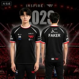 telecom Team PEYZ Player Esports Match Jersey Short-sleeve Sports T-shirt