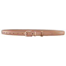 Women's Thin Leather Belt Personalized Alloy Buckle Simple Fashion High Quality Waistband Decorate Belt with Jeans Coat